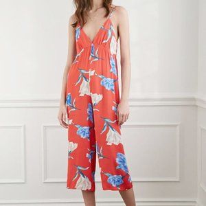 Floral Wide-Leg Cami Jumpsuit